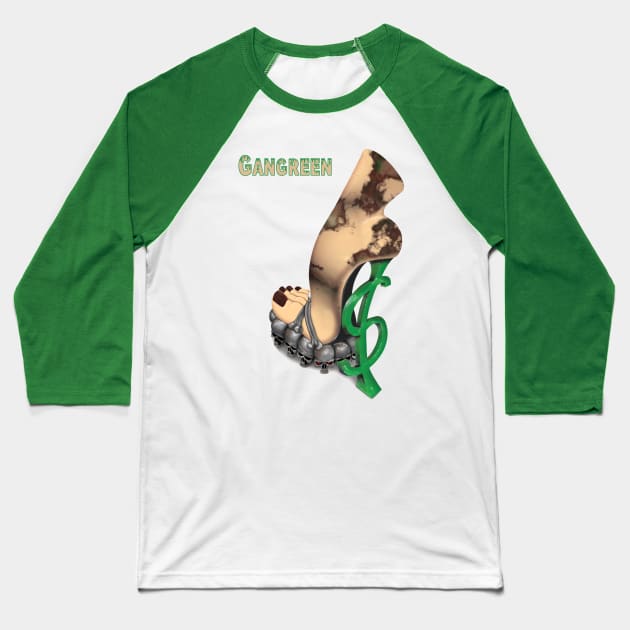 Gangreen Baseball T-Shirt by AnarKissed